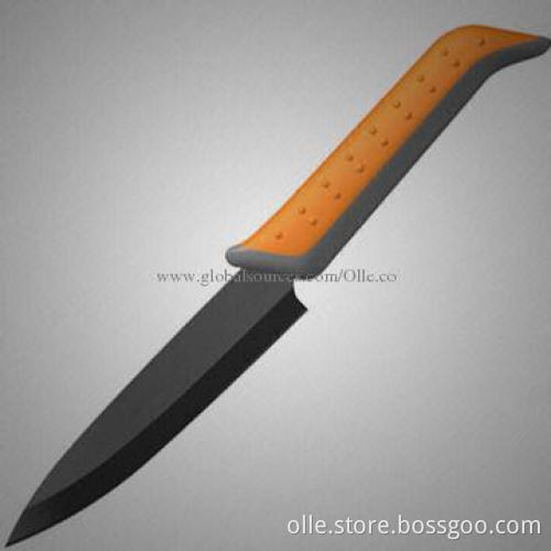 5" Black Blade Bi-color Ceramic Kitchen Knife